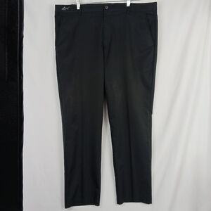 GREG NORMAN Chino Pants Men's Black Size 38X30 Casual Dress Flat Front